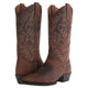 Men's ankle-height everyday boots with flat soles
