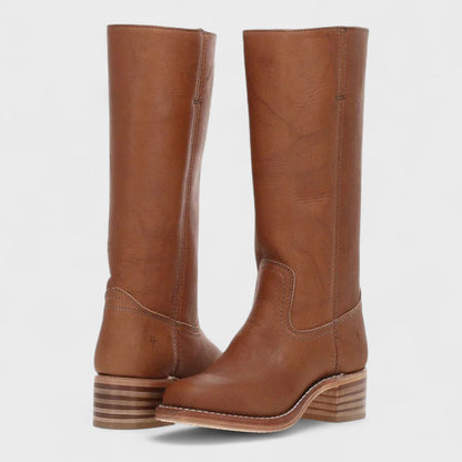 Classic cowboy boots with a traditional Western-inspired design