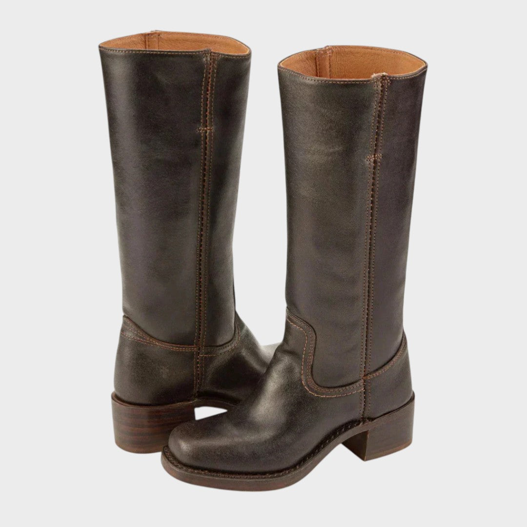 Classic cowboy boots with a traditional Western-inspired design