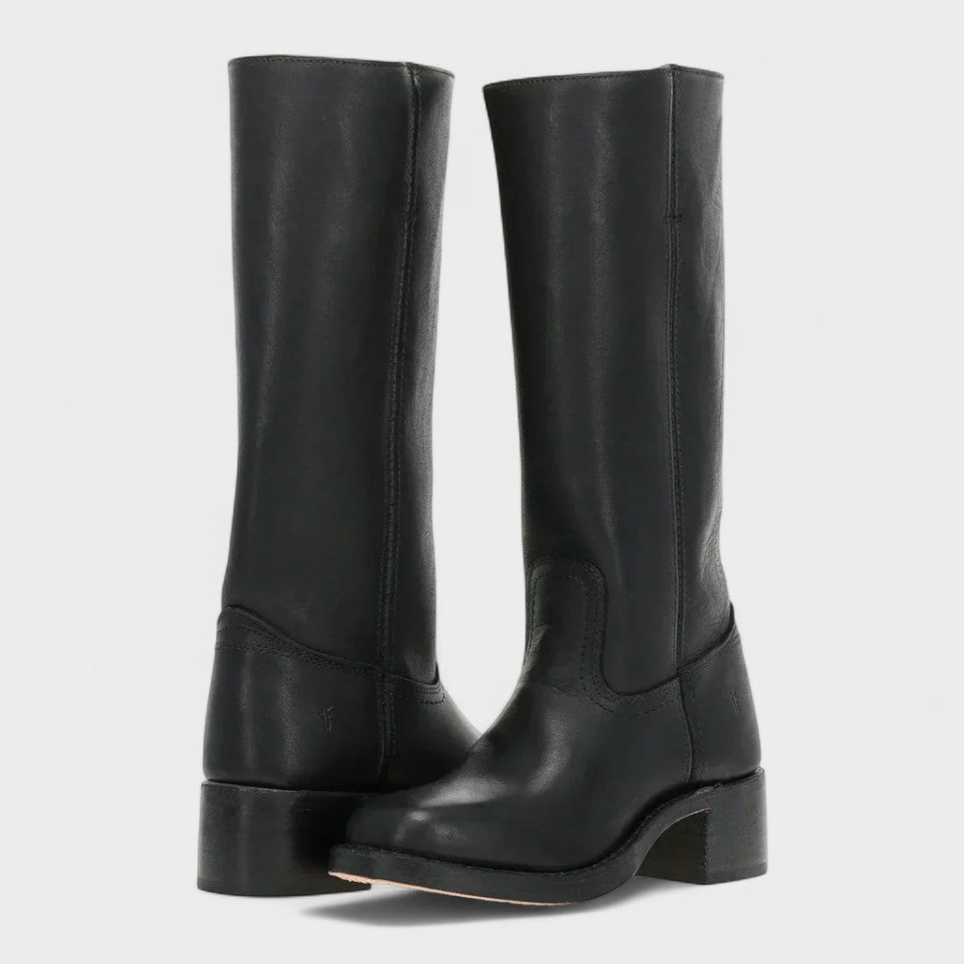 Classic cowboy boots with a traditional Western-inspired design