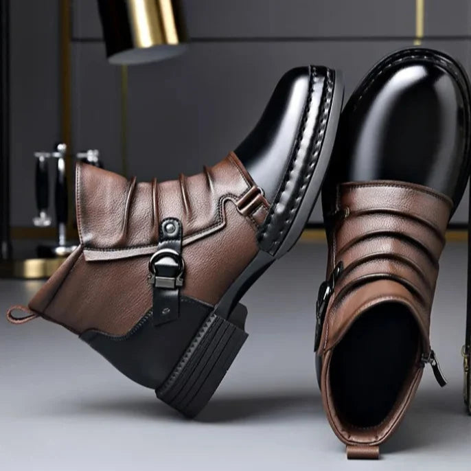 Classic ankle boots with an enclosed ankle-height profile