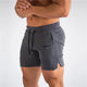 Men's Sports Shorts, Drawstring Waist Casual Summer Shorts with Zip Pockets