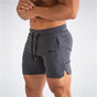 Men's Sports Shorts, Drawstring Waist Casual Summer Shorts with Zip Pockets