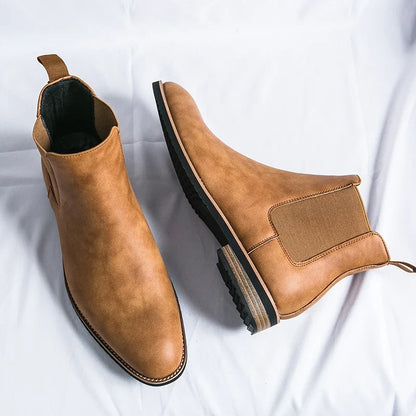 Men's leather Chelsea boots