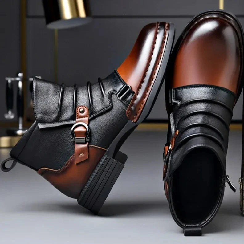 Classic ankle boots with an enclosed ankle-height profile