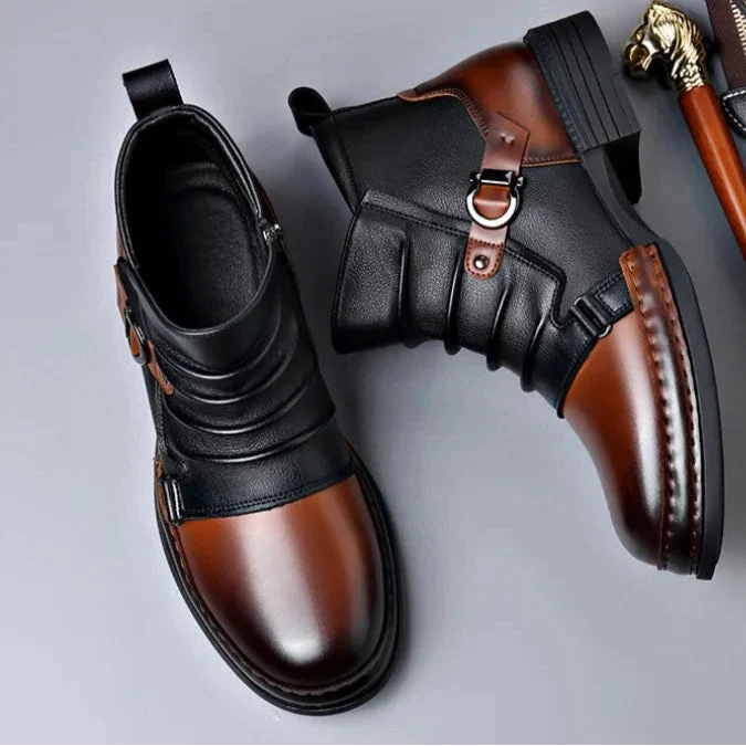 Classic ankle boots with an enclosed ankle-height profile