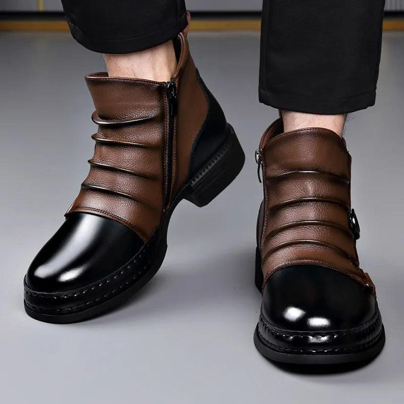 Classic ankle boots with an enclosed ankle-height profile