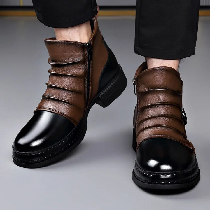 Classic ankle boots with an enclosed ankle-height profile