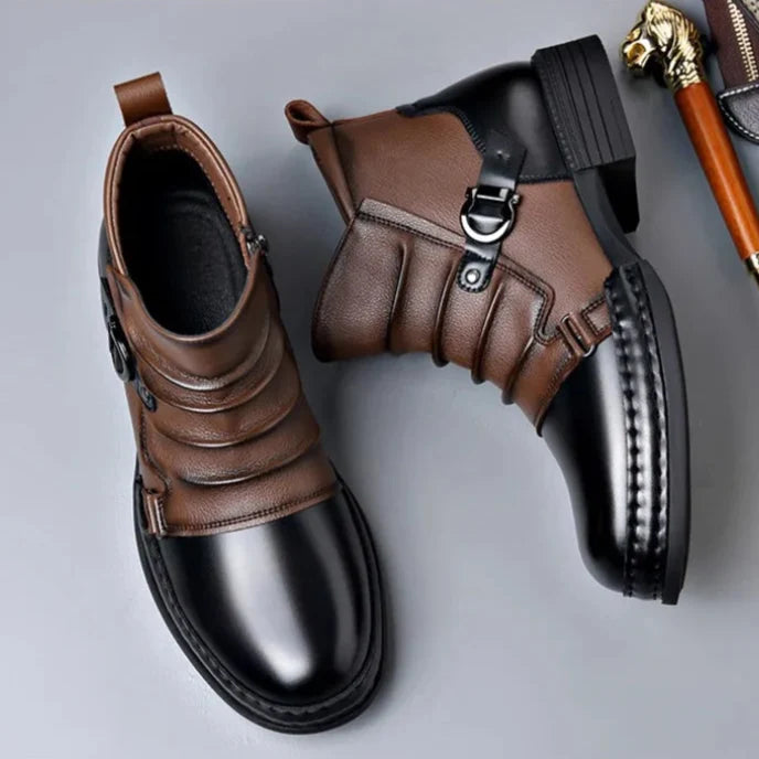 Classic ankle boots with an enclosed ankle-height profile