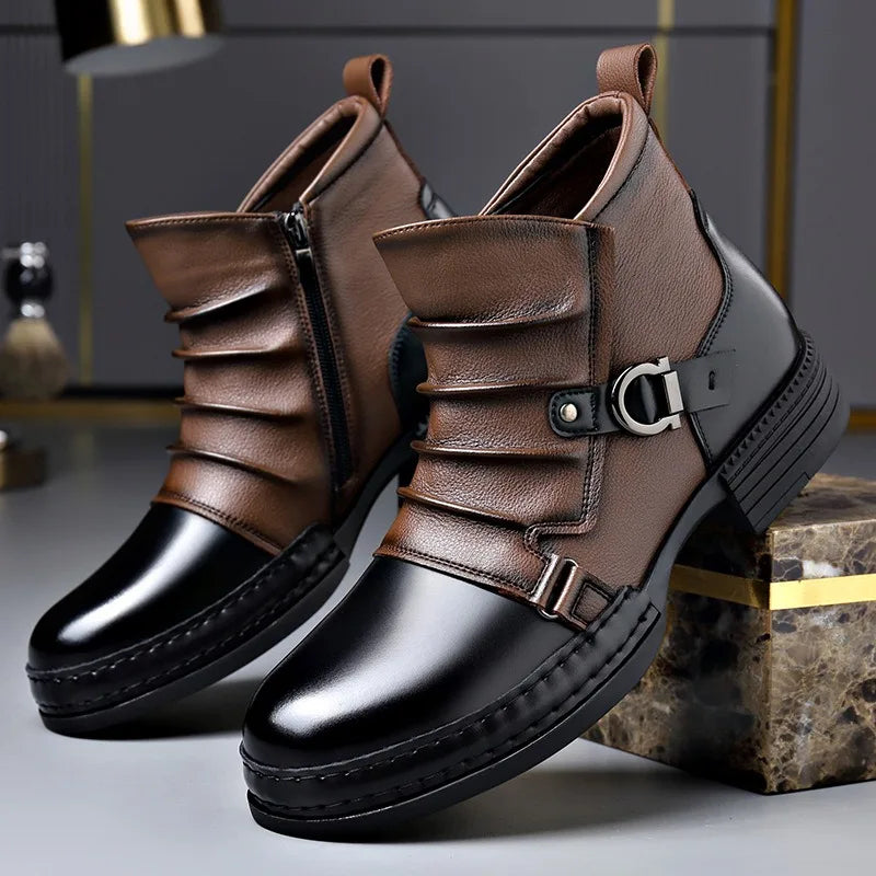 Classic ankle boots with an enclosed ankle-height profile