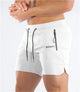 Men's Sports Shorts, Drawstring Waist Casual Summer Shorts with Zip Pockets