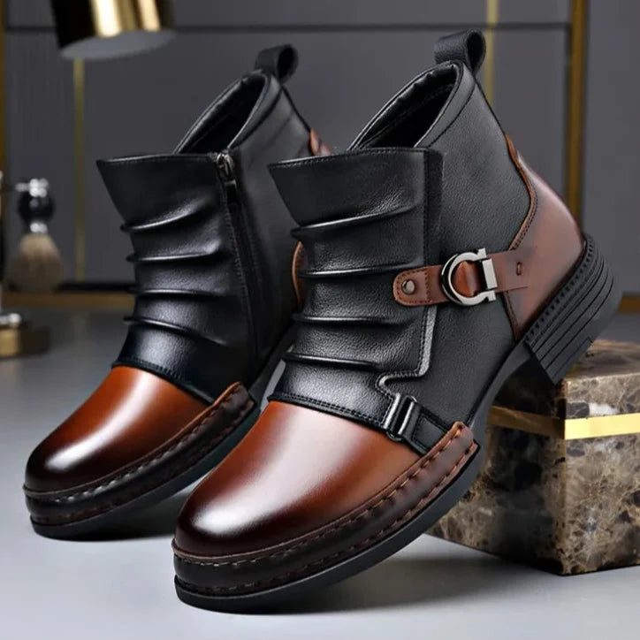 Classic ankle boots with an enclosed ankle-height profile