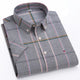 Men's Cotton Shirt, Tailored Fit Breathable Button-Up Business Casual Long Sleeve Shirt