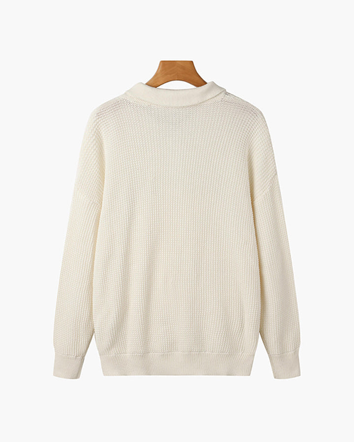 Unisex zipped sweater