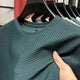 Men's Textured Crew Neck T-Shirt, Lightweight Cotton Casual Everyday Top with Modern Fit