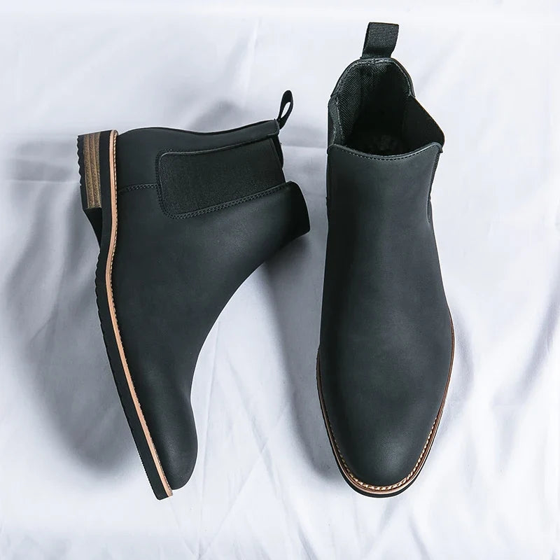 Men's leather Chelsea boots