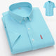 Men's Lightweight Cotton Shirt, Relaxed Fit Breathable Button-Up Summer Shirt Long Sleeve