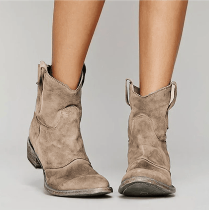 Unisex suede orthopaedic boots for everyday wear