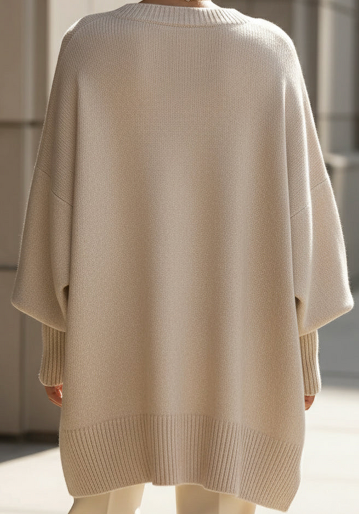 Oversized knitted jumper