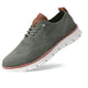 Men's low-top mesh sneakers with laces and segmented sole