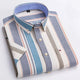 Men's Cotton Shirt, Tailored Fit Breathable Button-Up Business Casual Long Sleeve Shirt