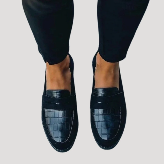 Men's Leather Loafers, Handmade Slip-On Orthopedic Comfort Shoes for Everyday Wear