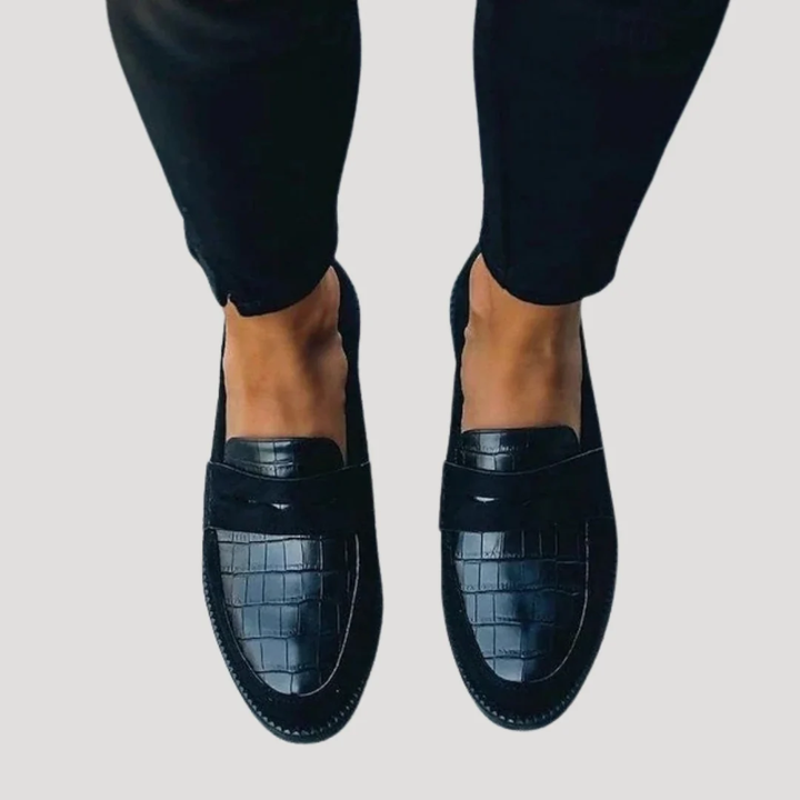 Men's Leather Loafers, Handmade Slip-On Orthopedic Comfort Shoes for Everyday Wear