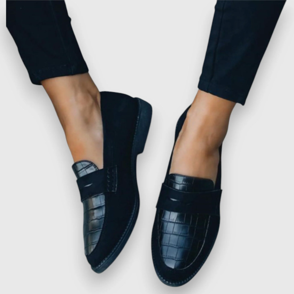 Men's Leather Loafers, Handmade Slip-On Orthopedic Comfort Shoes for Everyday Wear