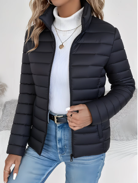 Unisex lightweight quilted puffer jacket