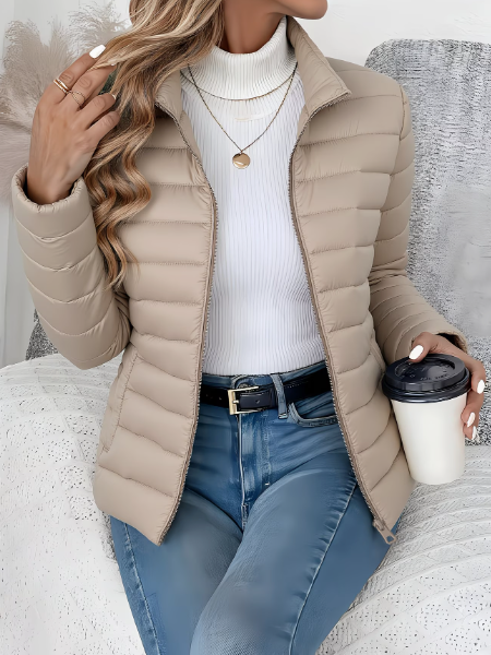 Unisex lightweight quilted puffer jacket