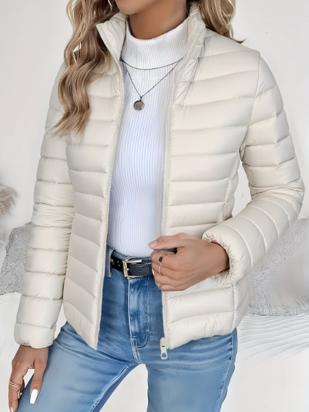 Unisex lightweight quilted puffer jacket