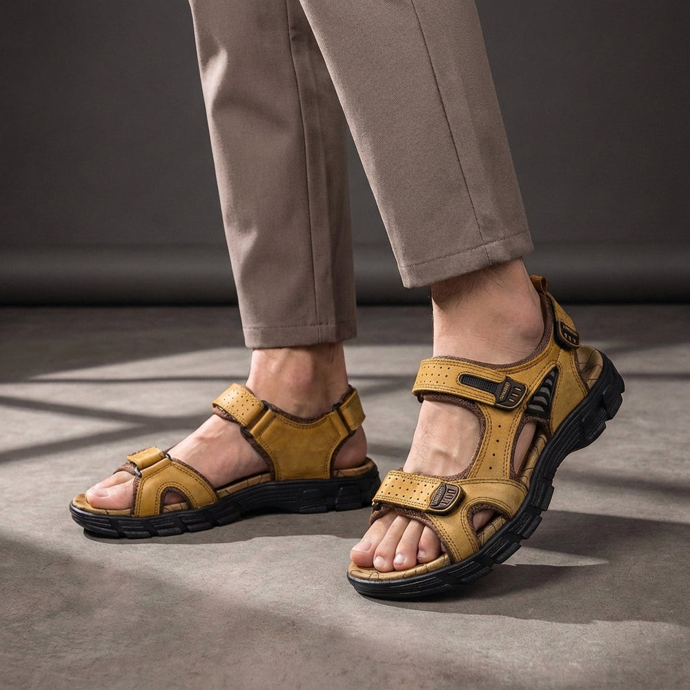Men's Orthopaedic Sandals, Breathable Arch Support Open Toe Summer Sandals