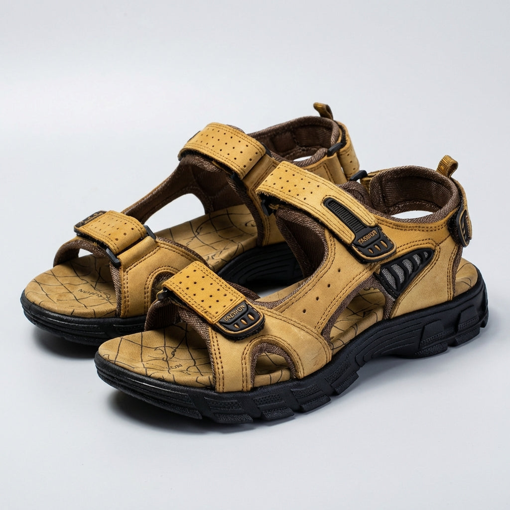 Men's Orthopaedic Sandals, Breathable Arch Support Open Toe Summer Sandals