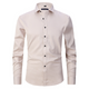 Men's Wrinkle-Free Smart Casual Shirt, Non-Iron Long Sleeve Button-Down for Work