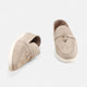 Men's casual moccasin loafers with flat soles