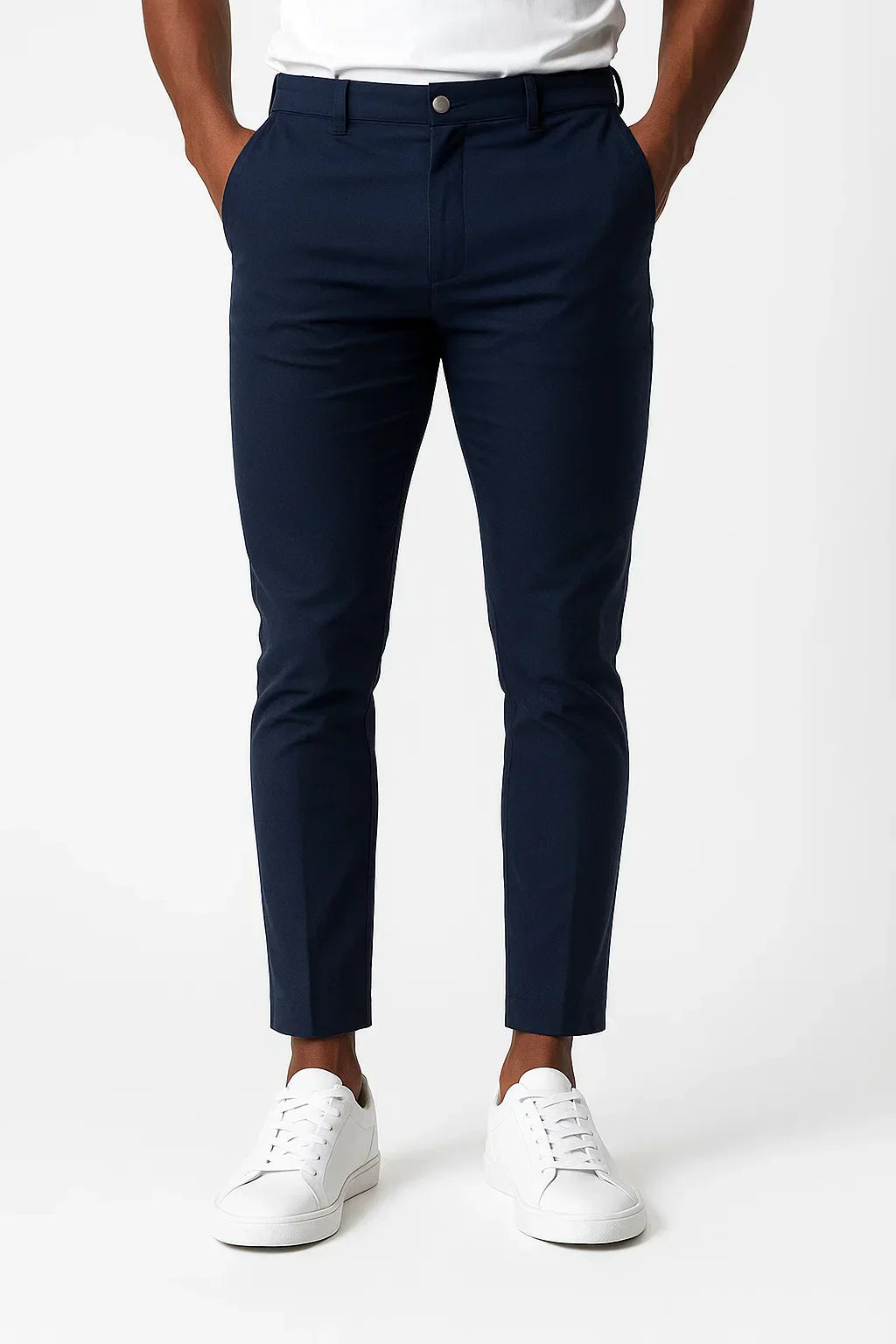 Men's Khaki Stretch Chinos, Modern Fit