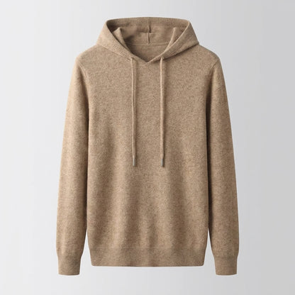 Unisex hooded jumper with long sleeves, drawstrings and ribbed trims