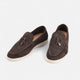 Men's casual moccasin loafers with flat soles
