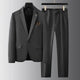 Men's Slim Fit Suit, 2 Piece Notch Lapel Blazer & Trousers for Weddings & Formal Events