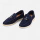 Men's casual moccasin loafers with flat soles