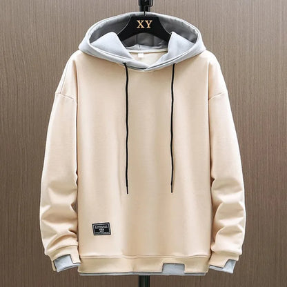 Unisex classic pullover hoodie with drawstring hood and long sleeves