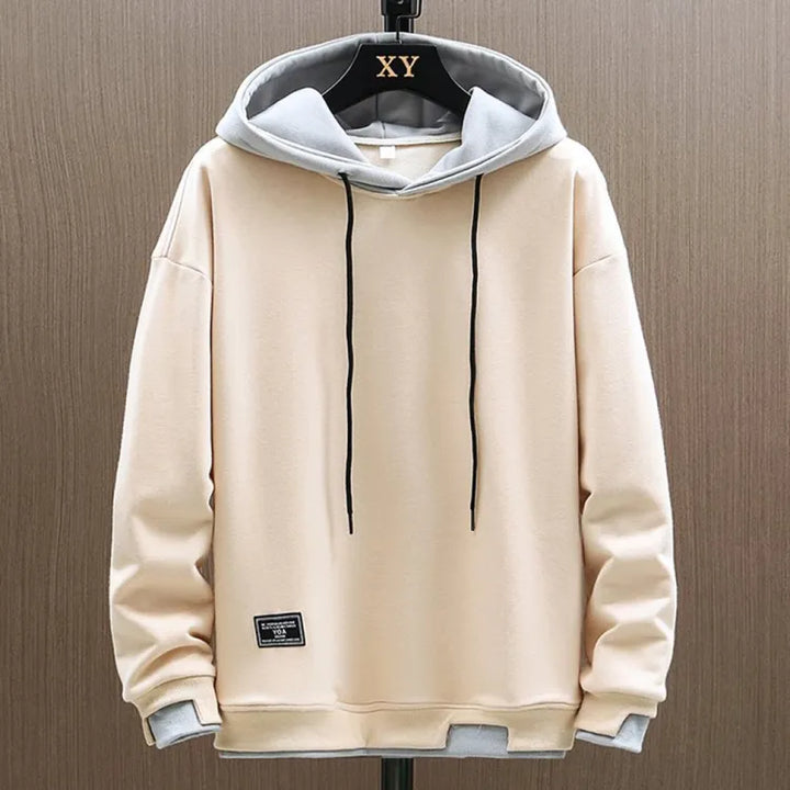 Unisex classic pullover hoodie with drawstring hood and long sleeves