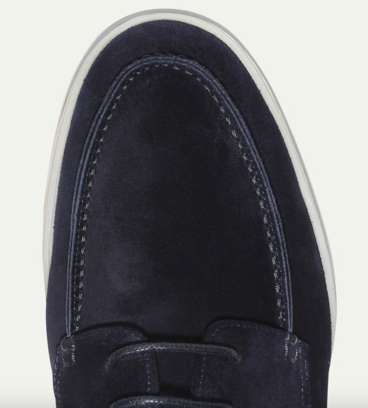 Men's moc toe derby shoes