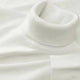 Men's ribbed turtleneck sweater with long sleeves and ribbed trims