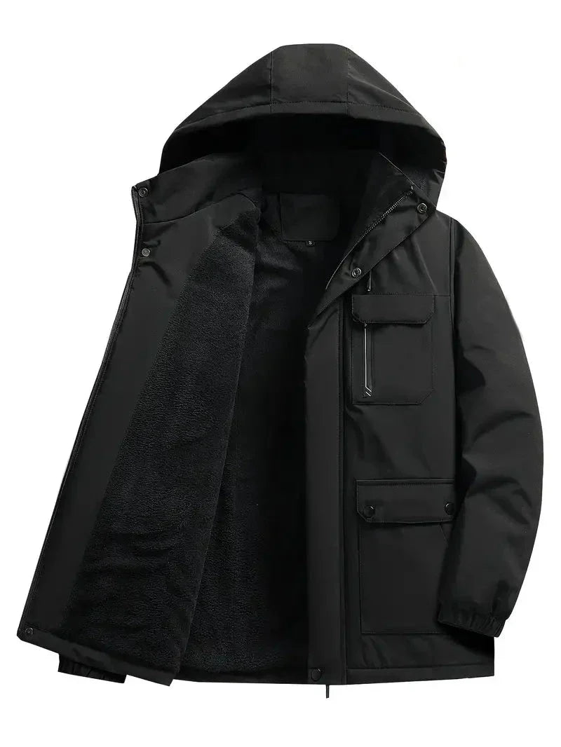 Men's regular fit parka jacket