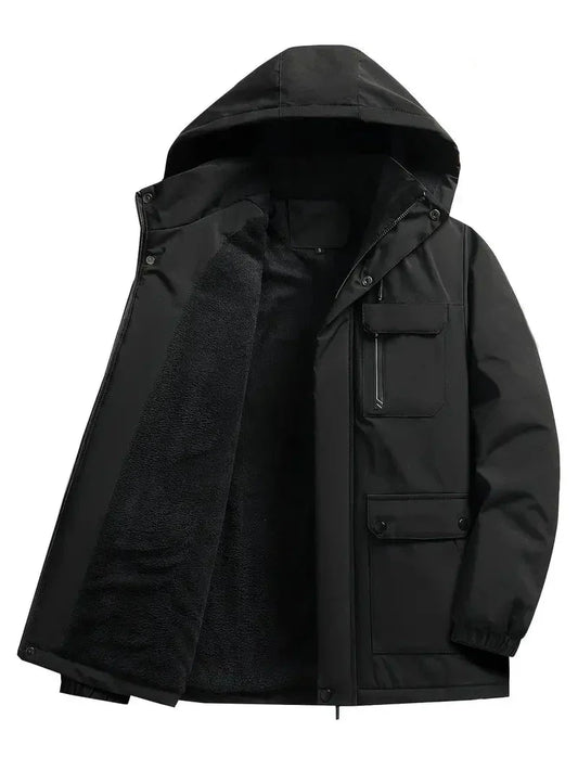 Men's regular fit parka jacket