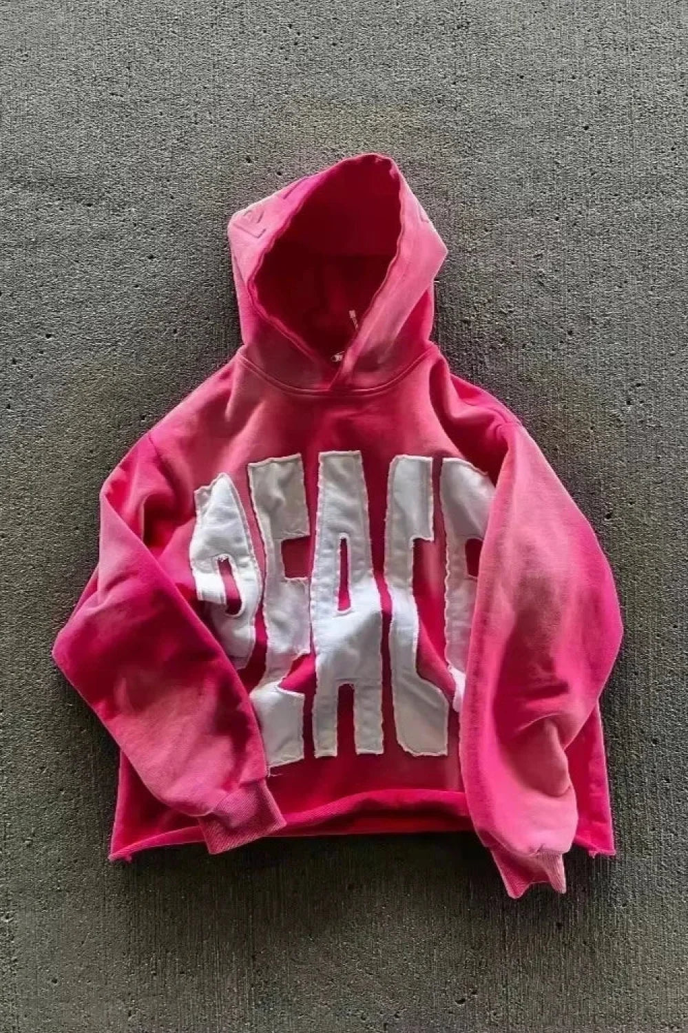 Unisex padded zip hoodie with attached hood and long sleeves