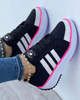 Unisex low-top casual trainers with lace-up fronts
