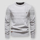Men's crew-neck jumper with long sleeves