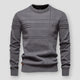 Men's crew-neck jumper with long sleeves